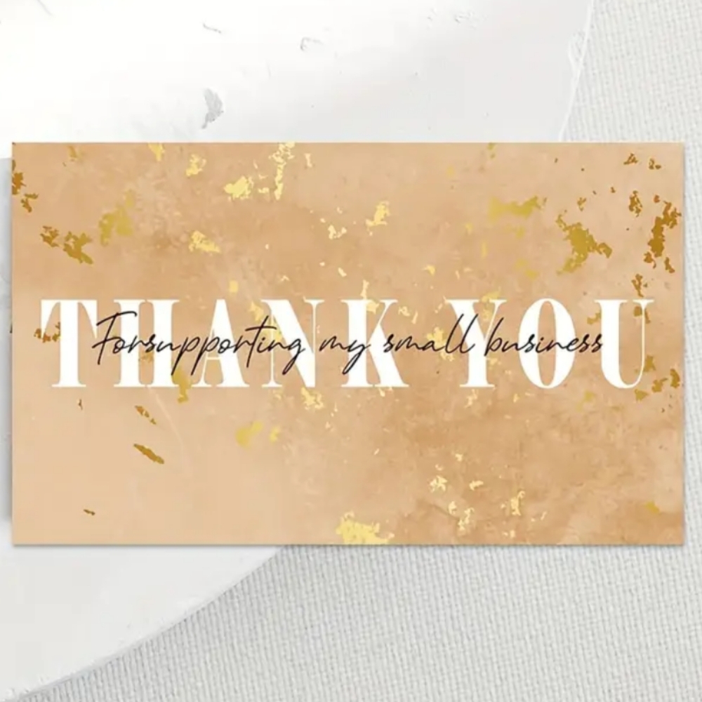 30 Thank You Cards for Supporting my Small Business Notes